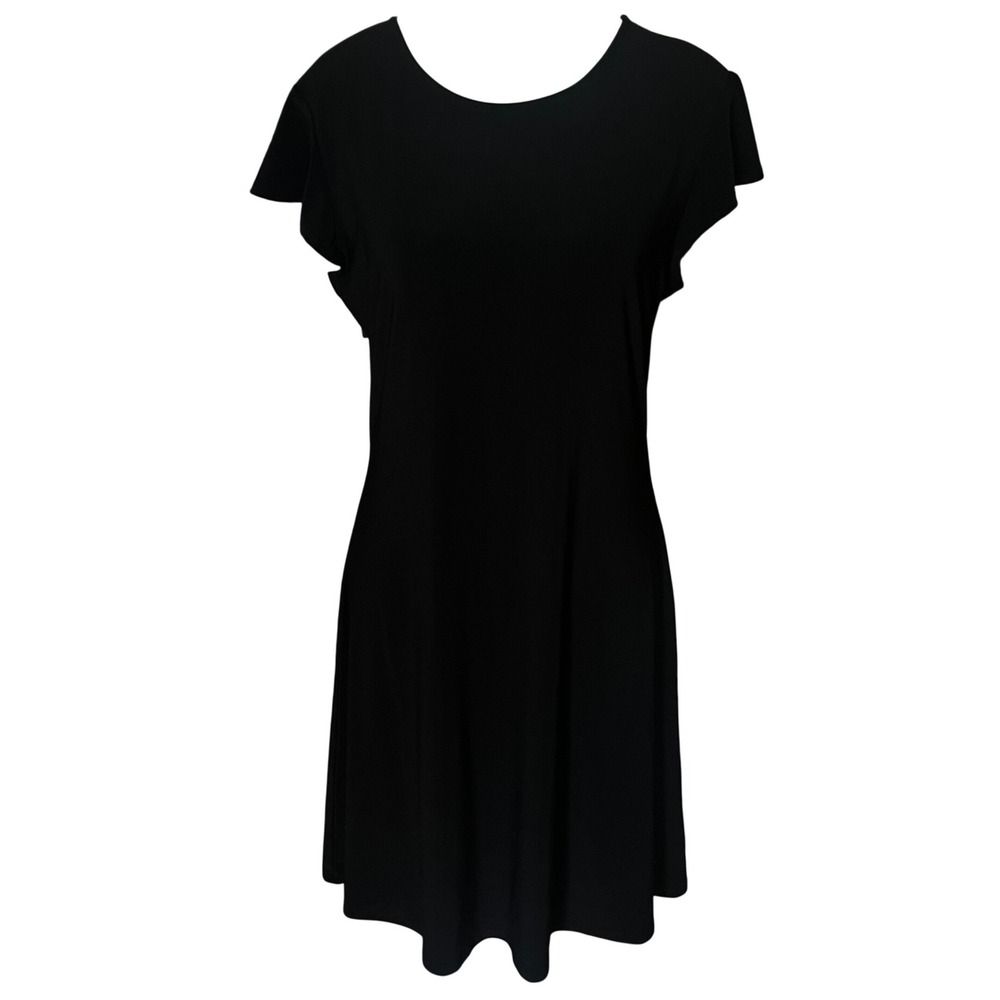 Nicole Miller New York Little Black Dress Fit and‎ Flare Dress T8530MT Size M